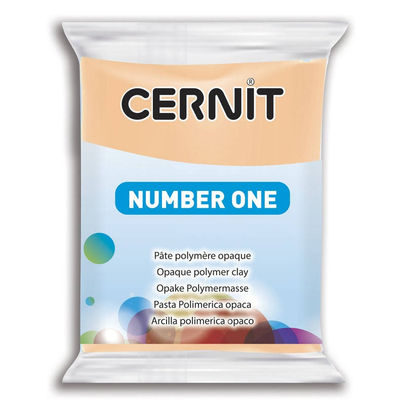 

Глина полимерная "NUMBER ONE", ПЕРСИКОВЫЙ, 56 гр, Cernit