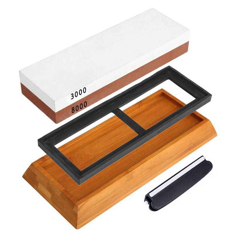 

Набор для заточки ножей Primo Cook - камень 3000/8000 с подставкой