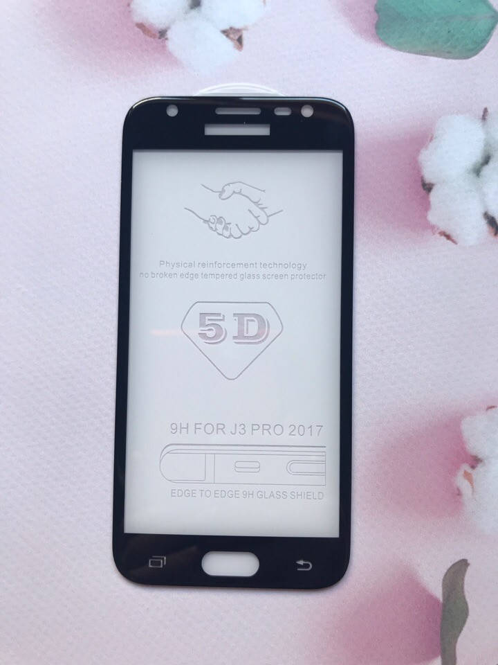 

Защитное стекло 3D для Samsung Galaxy J3(2017) J330 Black, Черный