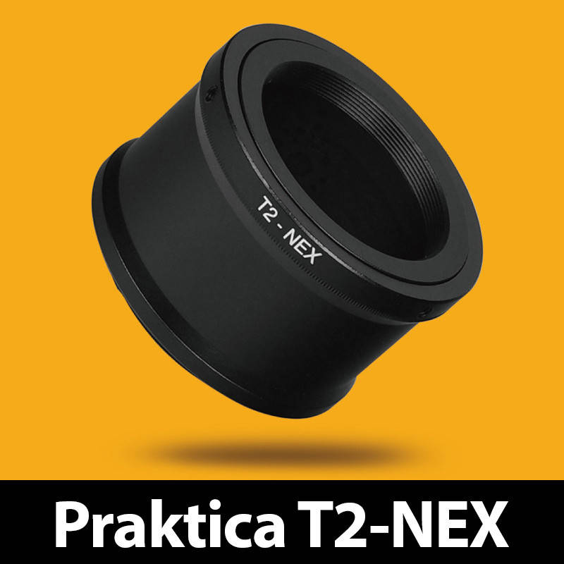 

Адаптер Praktica T T2 - Sony E-Mount переходник для объектива NEX 3, 5, 6, 7, A5000, A5100, A6000, A7 и др.
