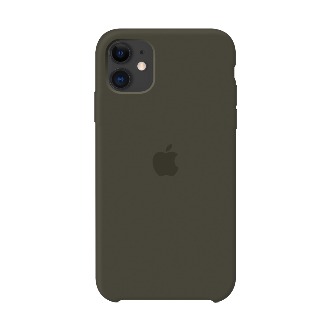 

Силиконовый чехол Silicone Case Grey для iPhone 11, Черный