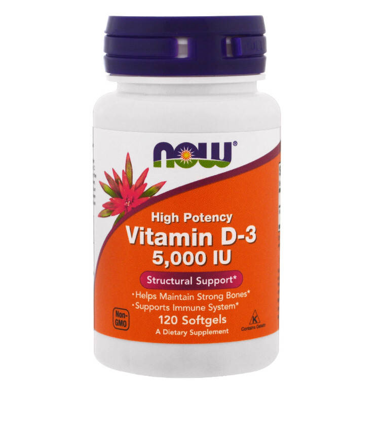 

D-3 5000 IU Now foods 120 капсул