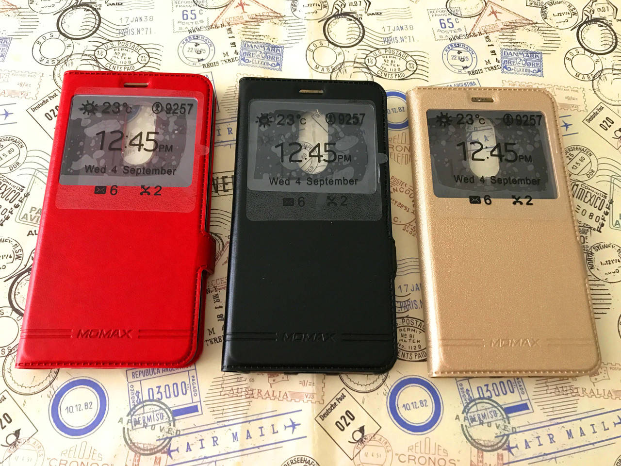 

Кожаный чехол книжка Momax для Lenovo K6 Note (3 цвета), Разные цвета