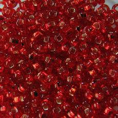 

Бисер, № 496 / 97070, Размер №10, Цвет: Красный, Блестящий с квадратной серединкой, 5 грамм