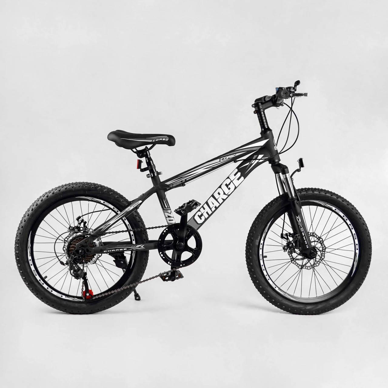 

Детский спортивный велосипед 20’’ CORSO «Charge» SG-20410 белый 114141