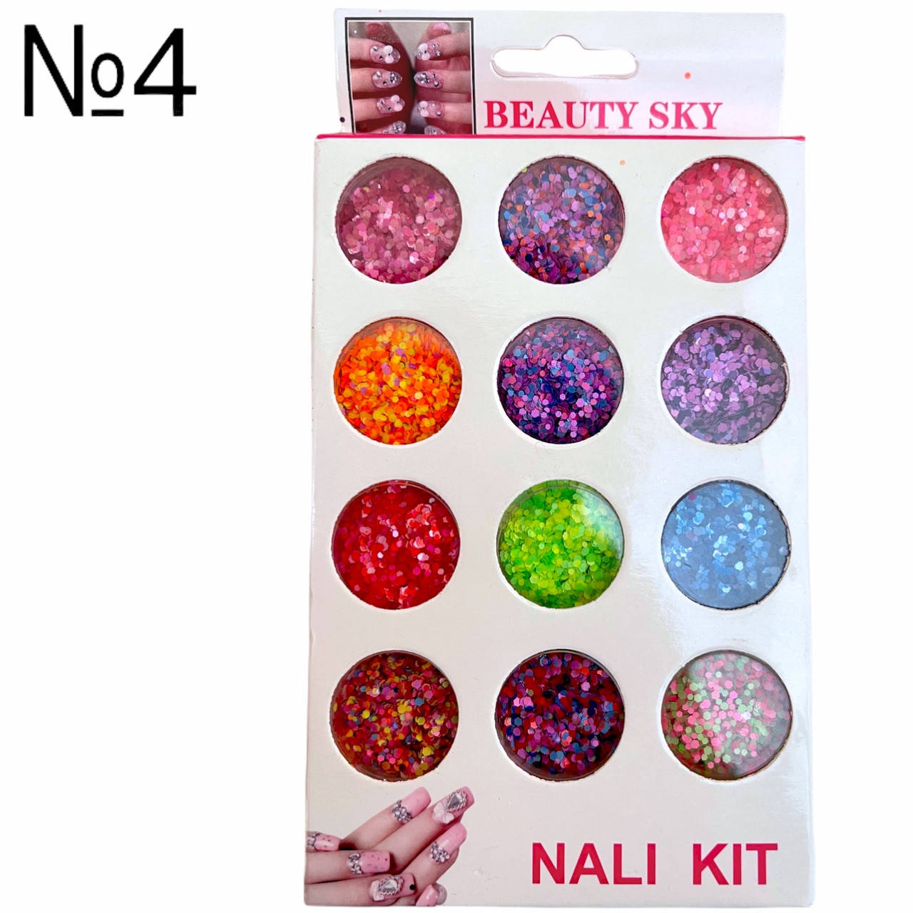 

Декор-украшения для дизайна ногтей Sky Nail Art, 12шт./уп. №4, Разные цвета