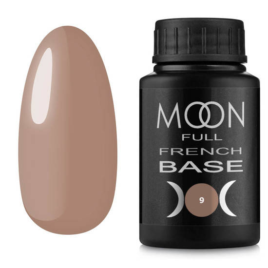 

Moon Full Базовое покрытие для гель-лака French Base №009 (бежевый, эмаль), 30 мл