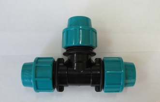 

Тройнк ПНД 32х32х32 зажимной