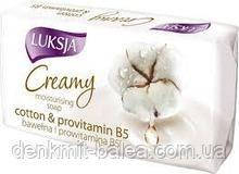 

Мыло с экстрактами хлопка и витамином B5 Luksja Moisturising Soap 90 гр
