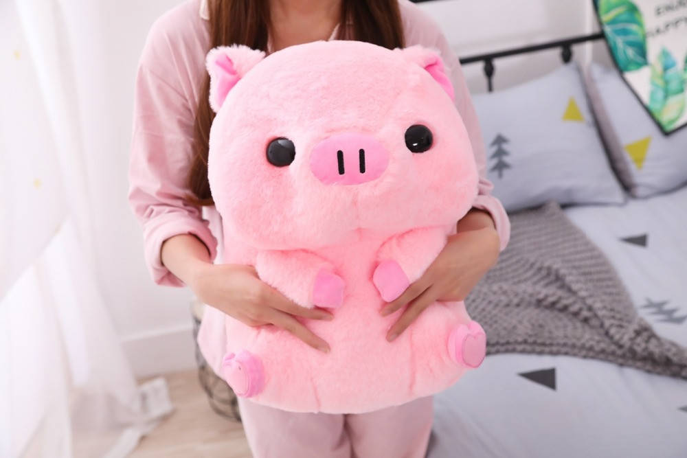 

Плюшевая свинка 40см, Розовый