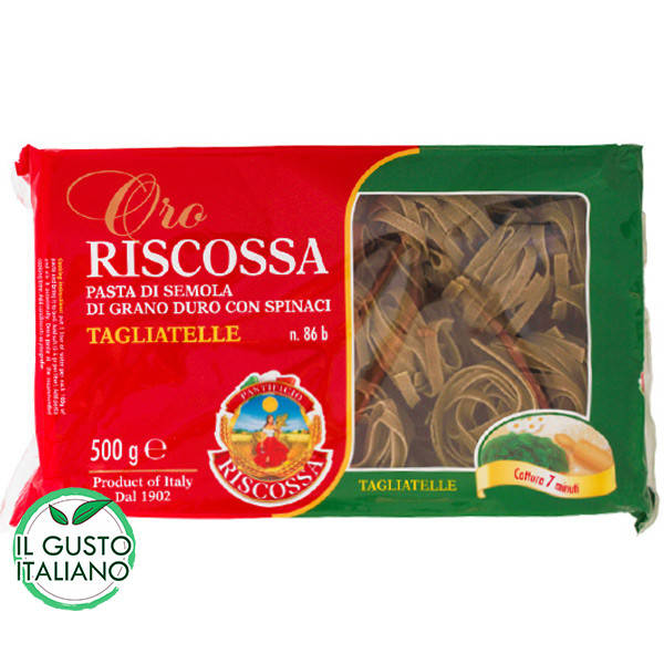 

RISCOSSA Tagliatelle Verdi - Паста тальятеле c шпинатом, 500g