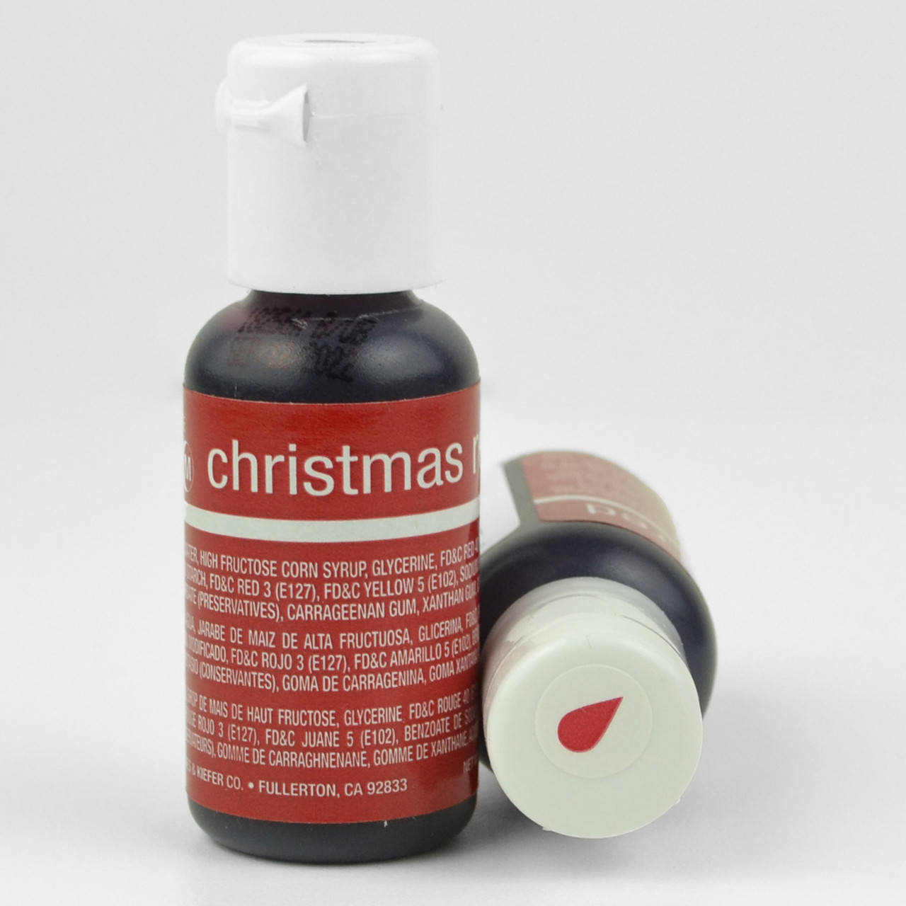 

Гелевая краска Chefmaster Рождественский красный/Christmas Red 20 гр