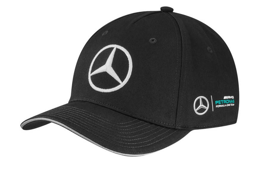 

Кепка Бейсболка Mercedes-Amg F1 черная, Черный