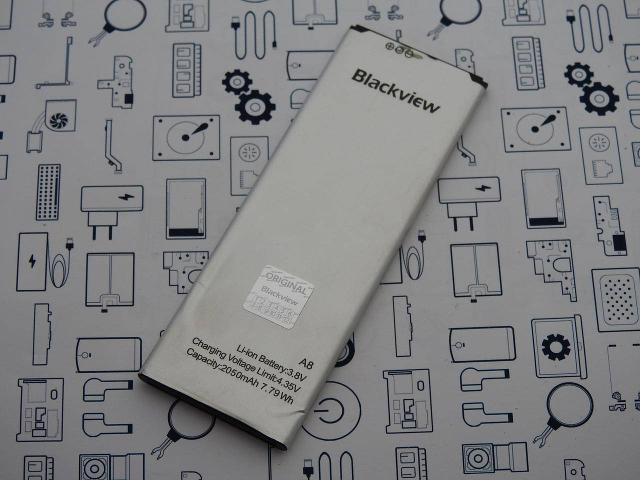 

Батарея аккумуляторная Blackview A8 Сервисный оригинал с разборки (до 10% износа)