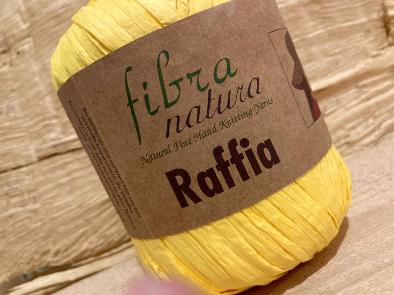 

Пряжа Raffia Fibranatura-116/18 рафия