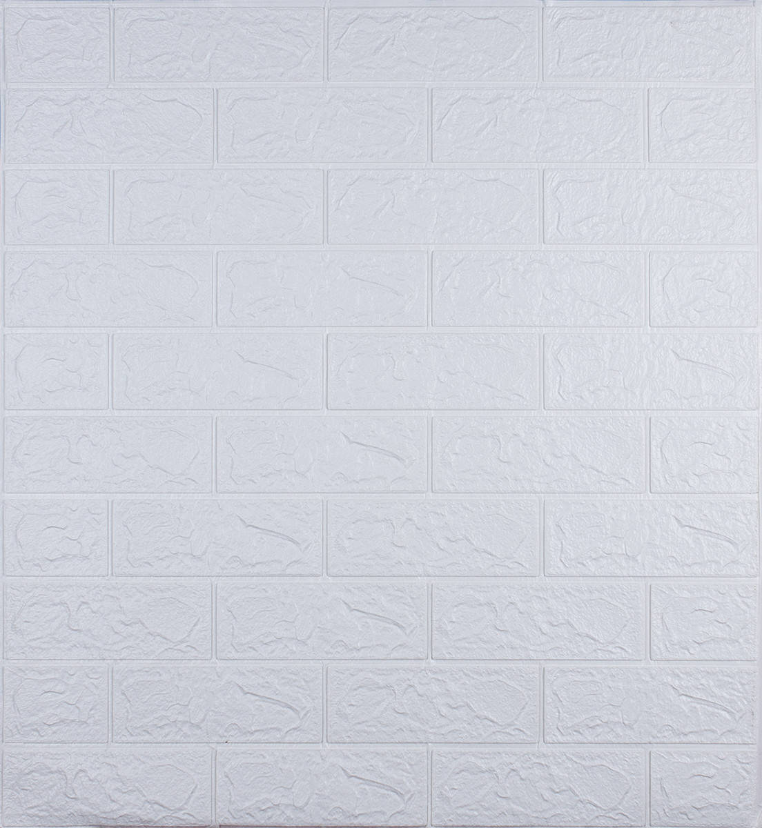 

Самоклеющаяся декоративная 3D панель под белый кирпич 700x770x3 мм