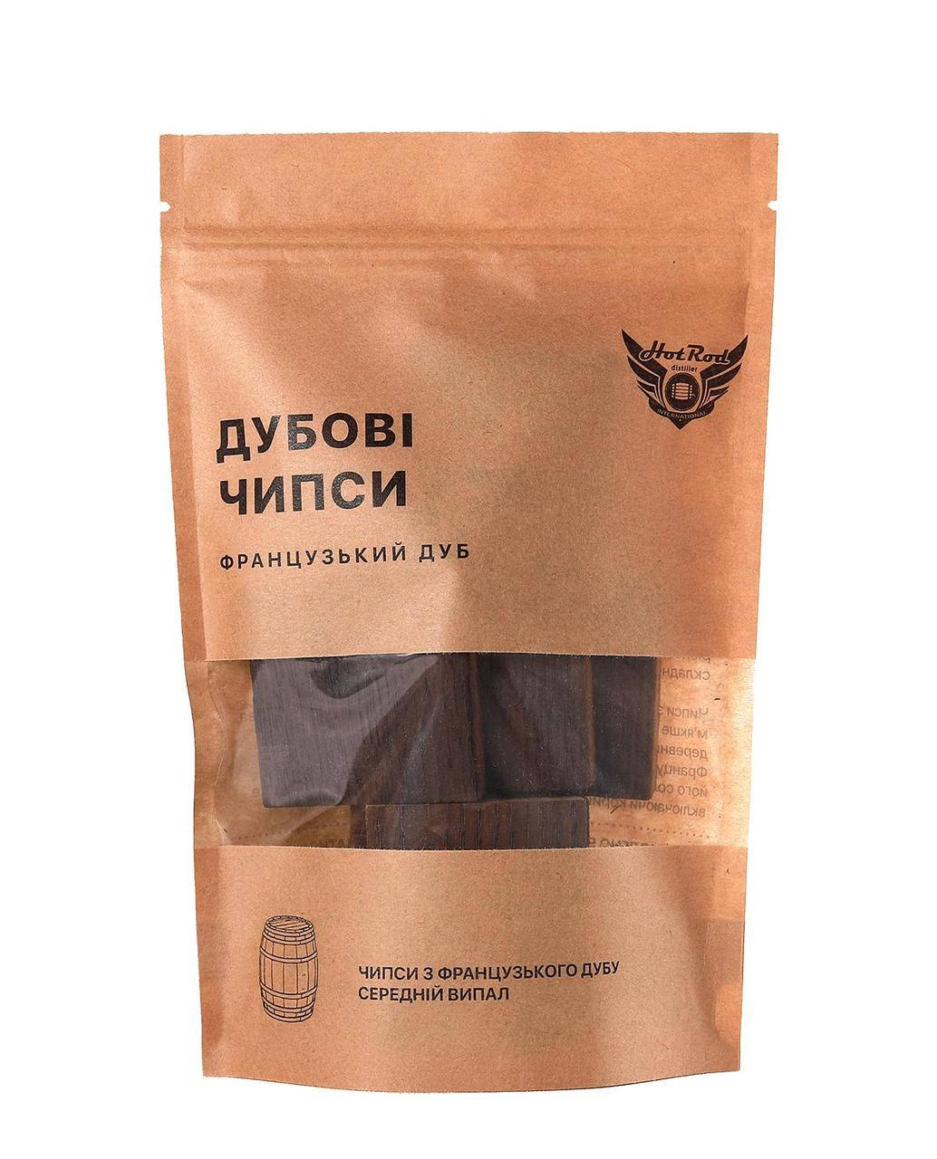 

Дубовые чипсы французский дуб средний обжиг (100 г)