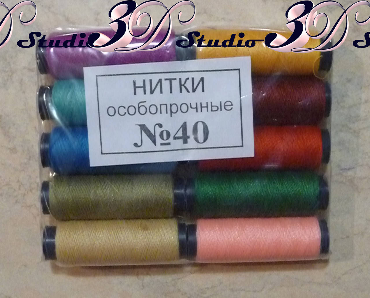 

Набор ниток №40 цвет МИКС