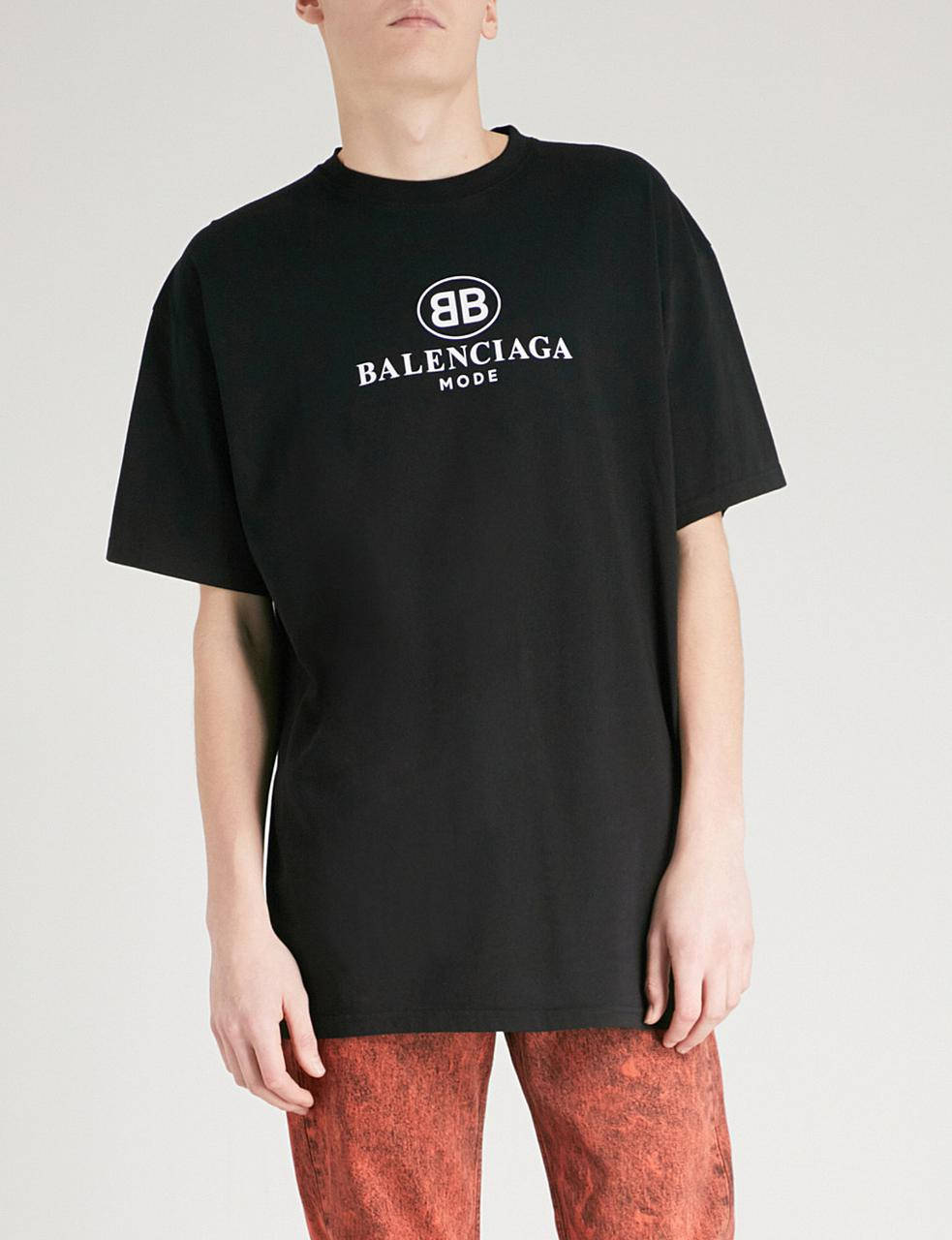 

Черная футболка Balenciaga Mode футболки Баленсиага унисекс