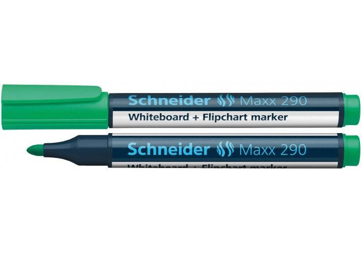 

Маркер для досок и флипчартов Schneider Maxx 290 1-3 мм зеленый