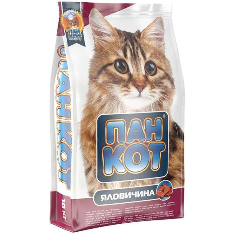 

Пан Кот ГОВЯДИНА - Сухой корм для взрослых котов и кошек с говядиной ваговой