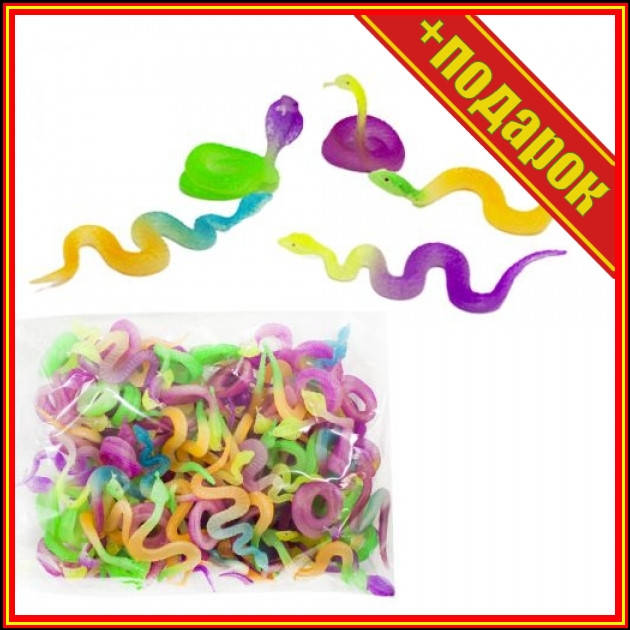 

` Набор "Змеи", 96 штук,Антистресс сквиш,Силиконовый антистресс,Антистресс для пальцев,Маленькие сквиши, Разные цвета