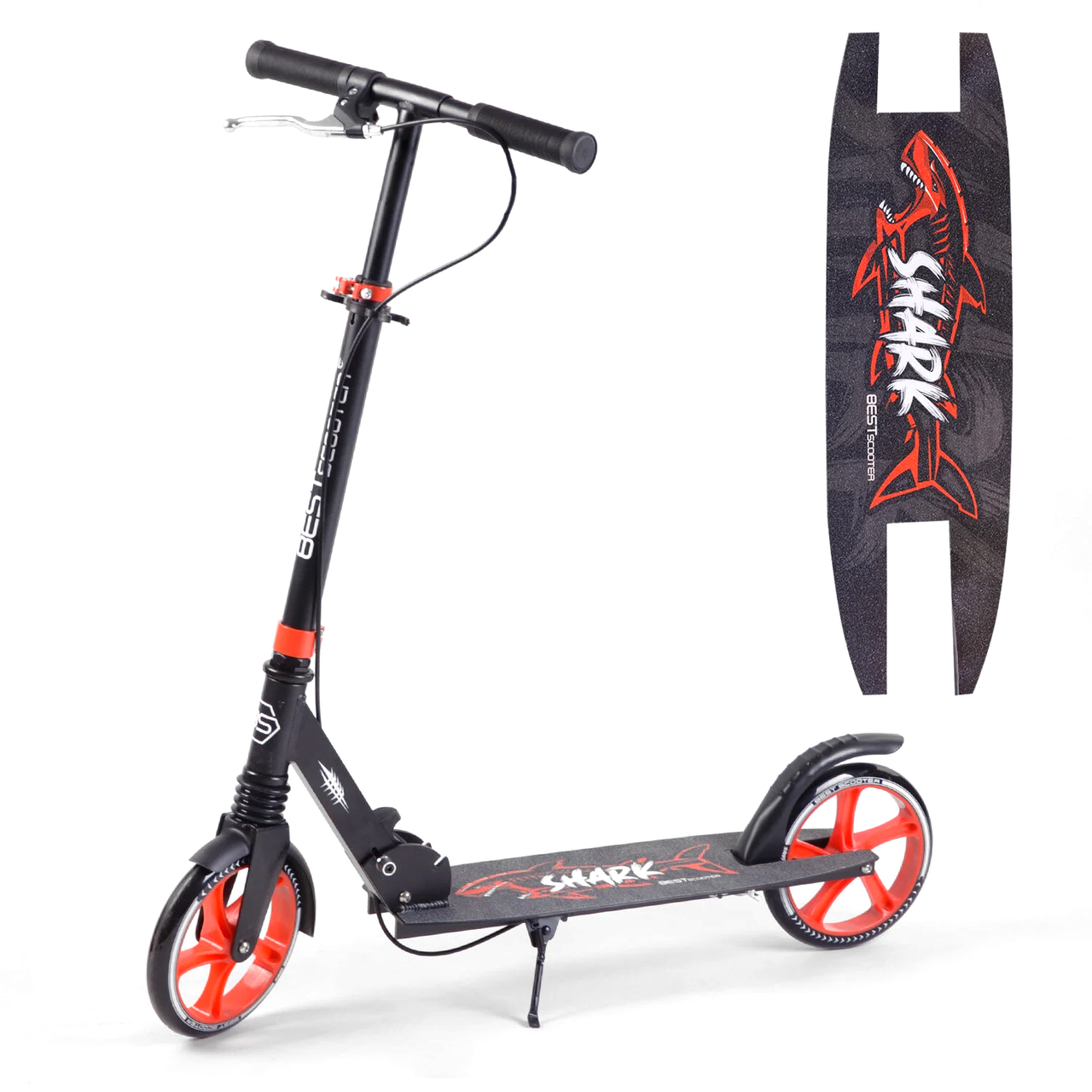 

Самокат двухколесный Best Scooter 15250 "SHARK" Красный