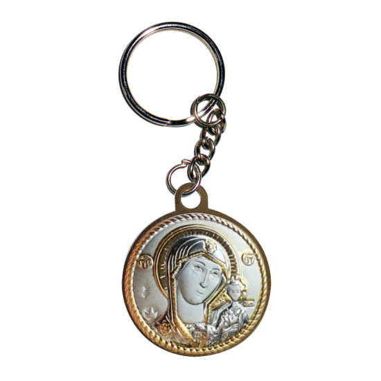 

Икона двойная Богородица Казанская и Святой Николай