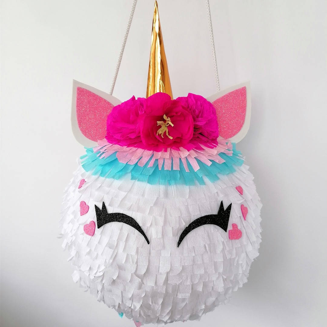 

Пиньята бумажная для праздника Единорог