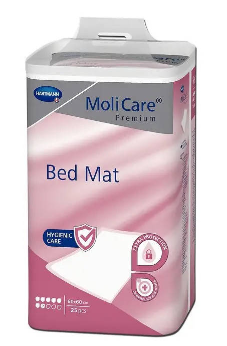 

Пеленки впитывающие MoliCare Premium Bed Mat 7 капель 60x60 см 25шт