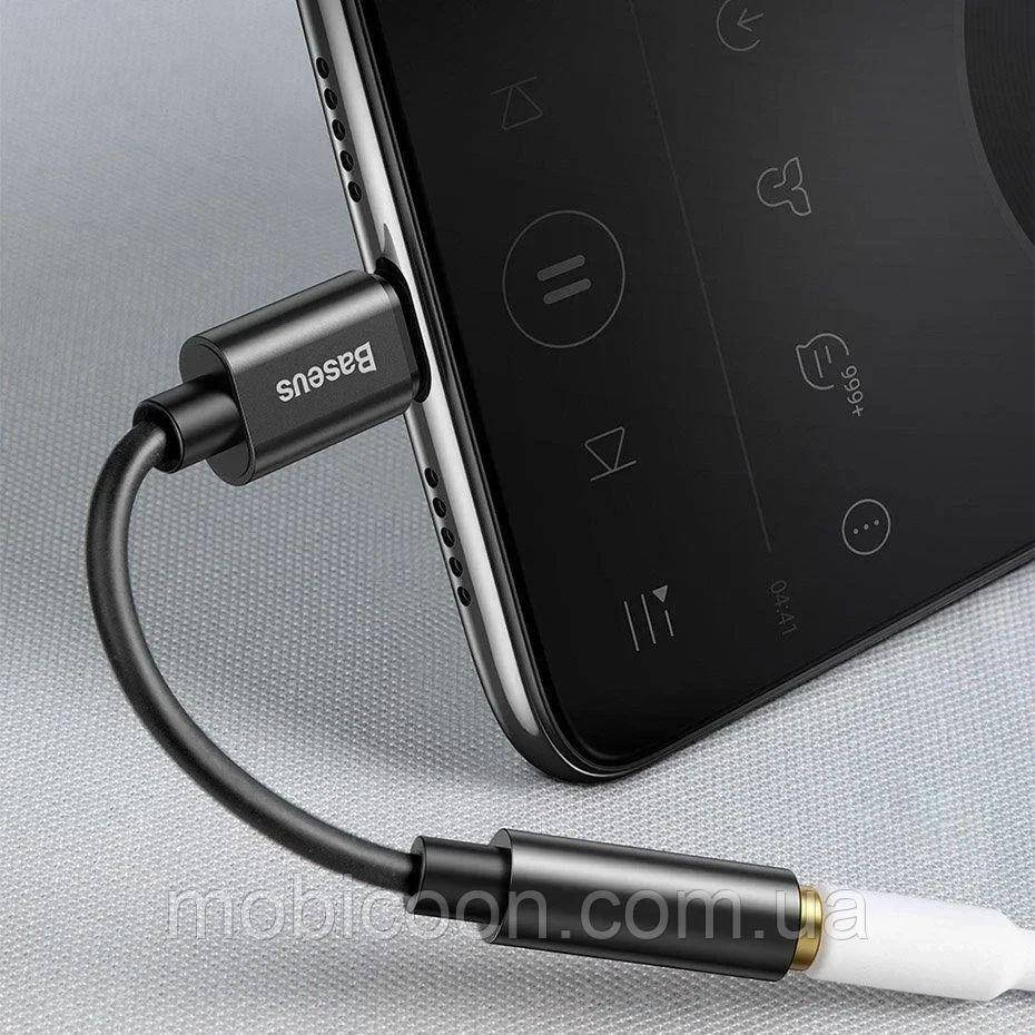 

Аудио адаптер переходник Type-C - 3.5 audio Baseus L54, Black