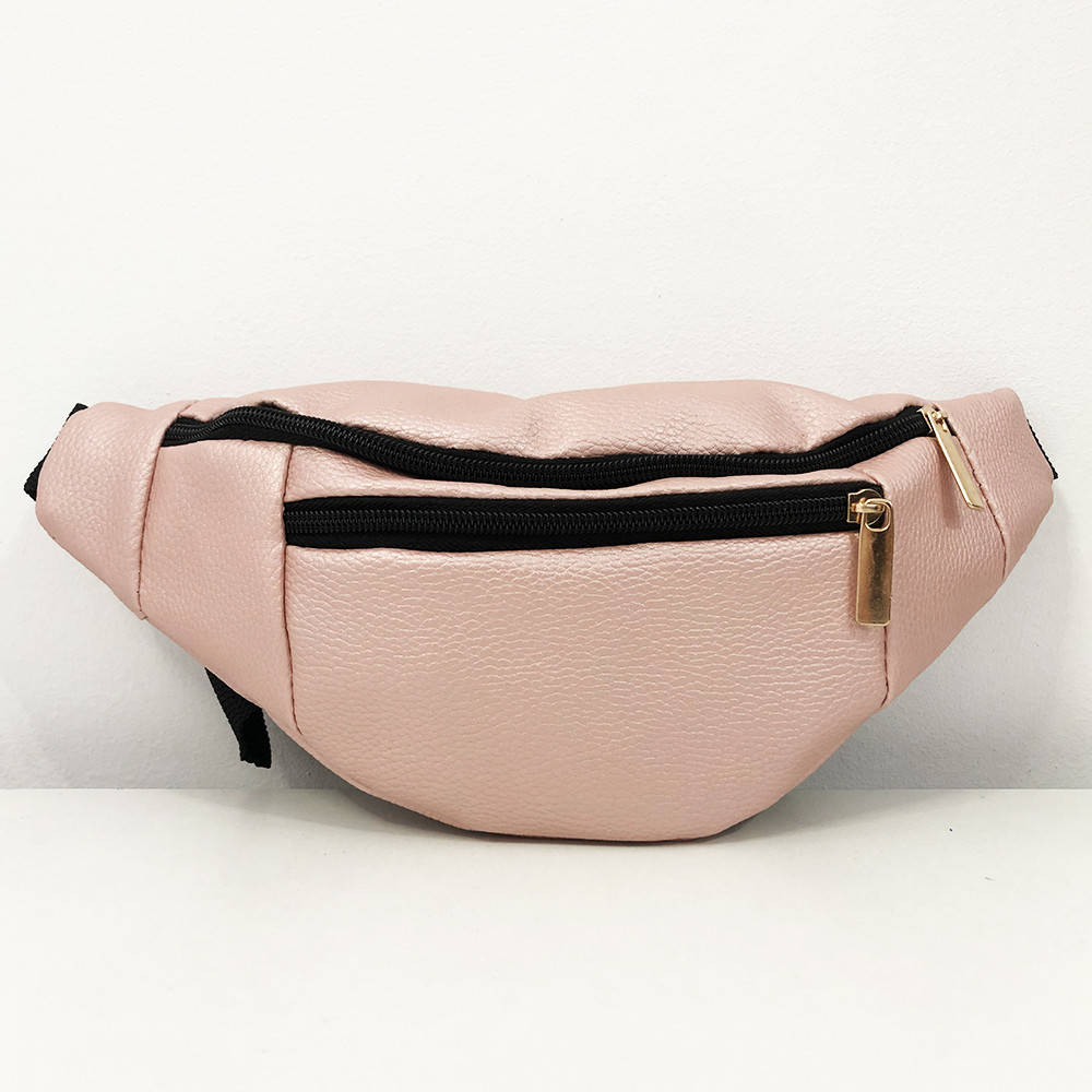 

Сумка на пояс. Сумка через плечо. бананка женская. LR-399 Цвет: розовый