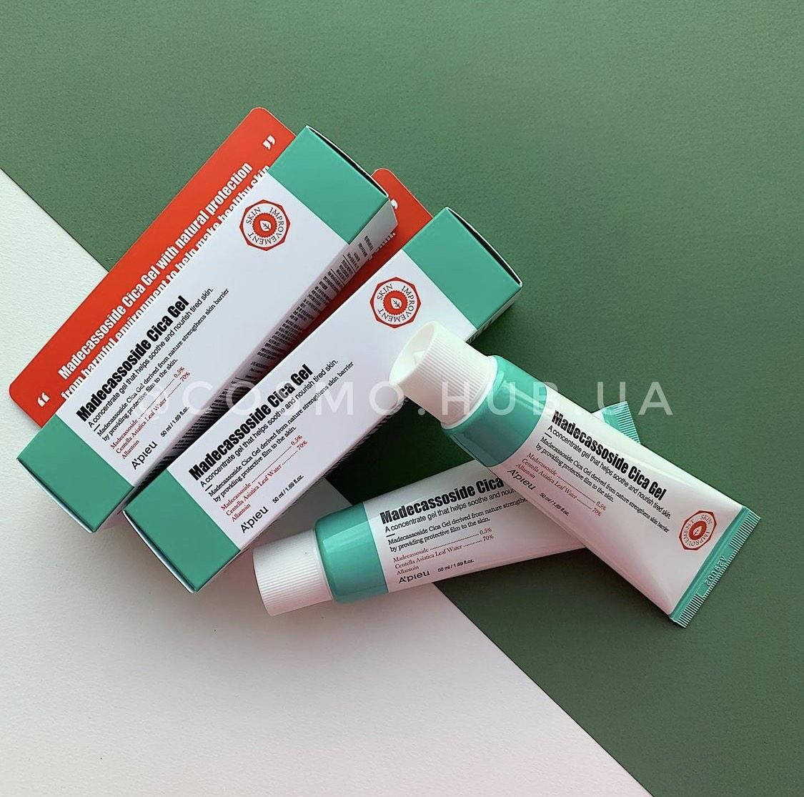 

Гель для лица успокаивающий с мадекассосидом A'pieu Madecassoside Cica Gel Tube Type
