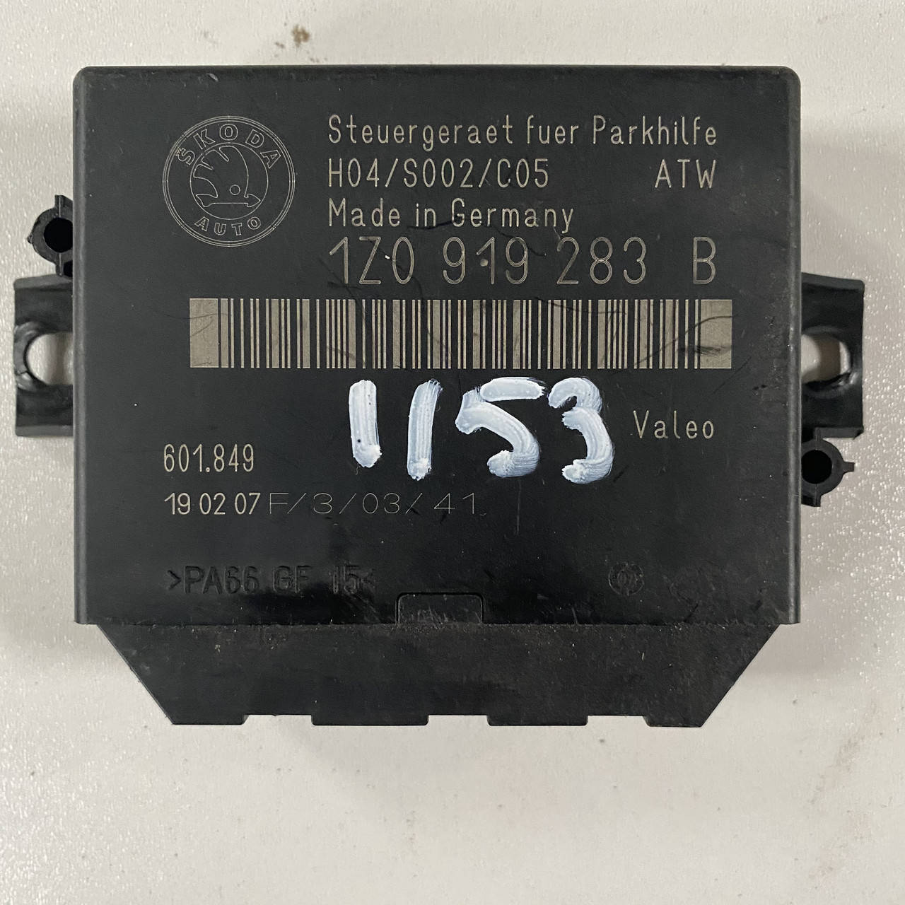 

1z0919283b Блок управления парктрониками Skoda Octavia A5