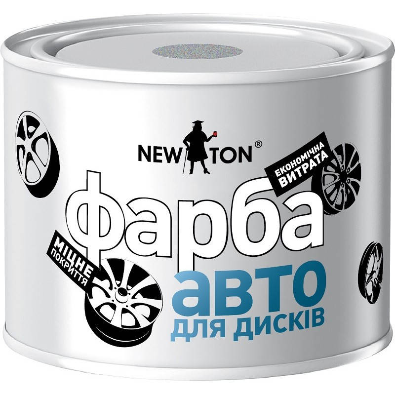 

Краска для дисков Newton светлое серебро 450мл