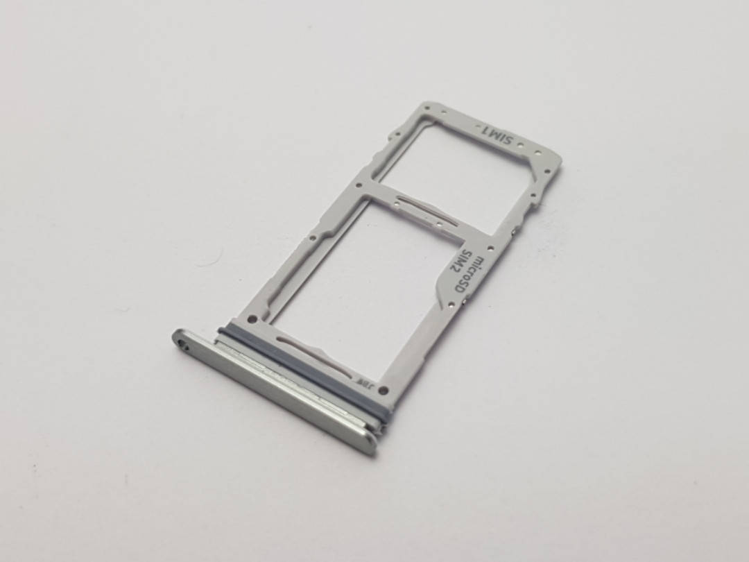 

Сим лоток Samsung S10 Lite G770F/DS серебро Сервисный оригинал с разборки
