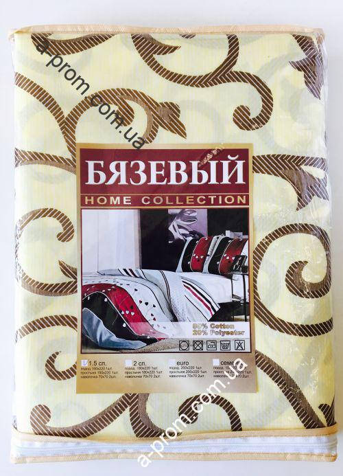 

Постельный комплект двойной Бязевый, расцветка в ассортименте, Разные цвета