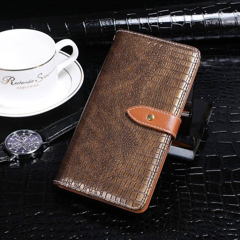 

Чехол Croc для Iphone 6 / 6s книжка кожа PU золотистый