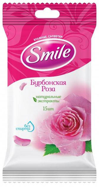 

Вологі cepветки Smile 15шт Daily