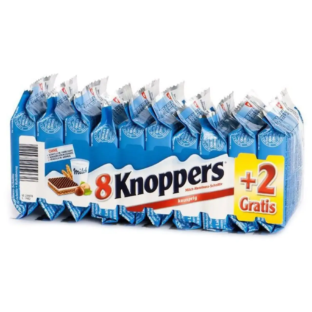 

Вафли Knoppers Chocolate Hazelnut Wafers (25g x 10) 250g