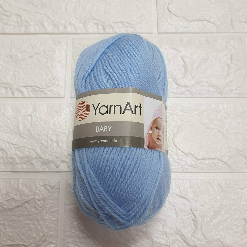 

Пряжа для вязания Бэби (Baby) Голубой
