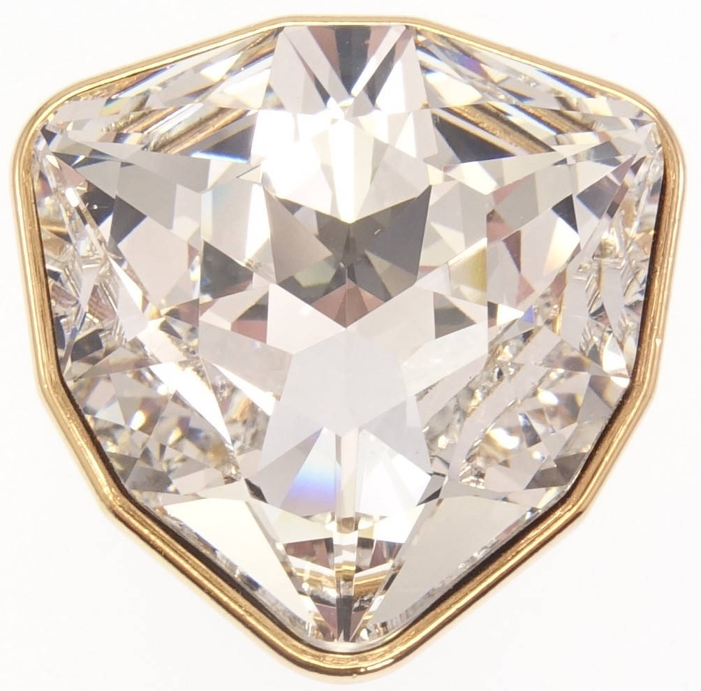 

Кольцо Xuping Позолота 18K с кр-ми Swarovski "Крупный кристалл Сlear (26мм) в огранке щит" р.18-19