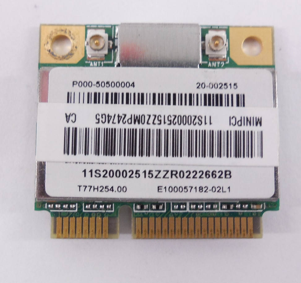 

Wi-fi модуль HalfSize Mini pcie Для Lenovo! Ralink RT3090 (T77H254.00) 802.11 b,g,n , 150Mbps
