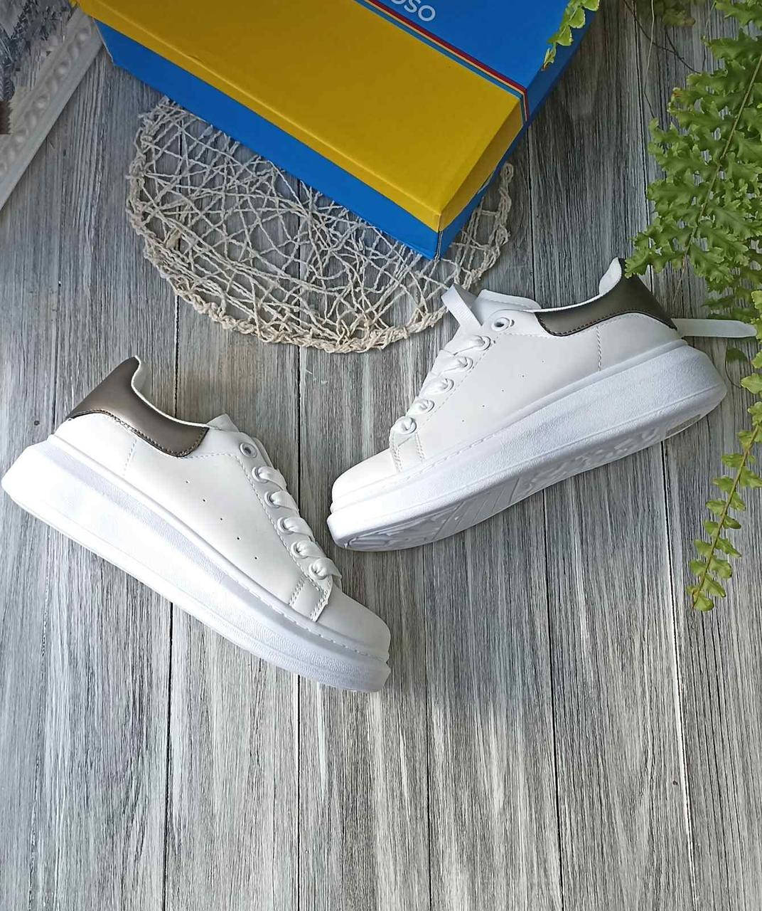 

Кеды криперы белые женские кроссовки, Белый