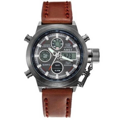 

AMST 3003AC Black-Brown Wristband