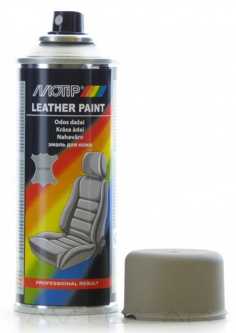 

Краска для кожи бежево-серая Motip Leather Paint аэрозоль 200мл 04231BS