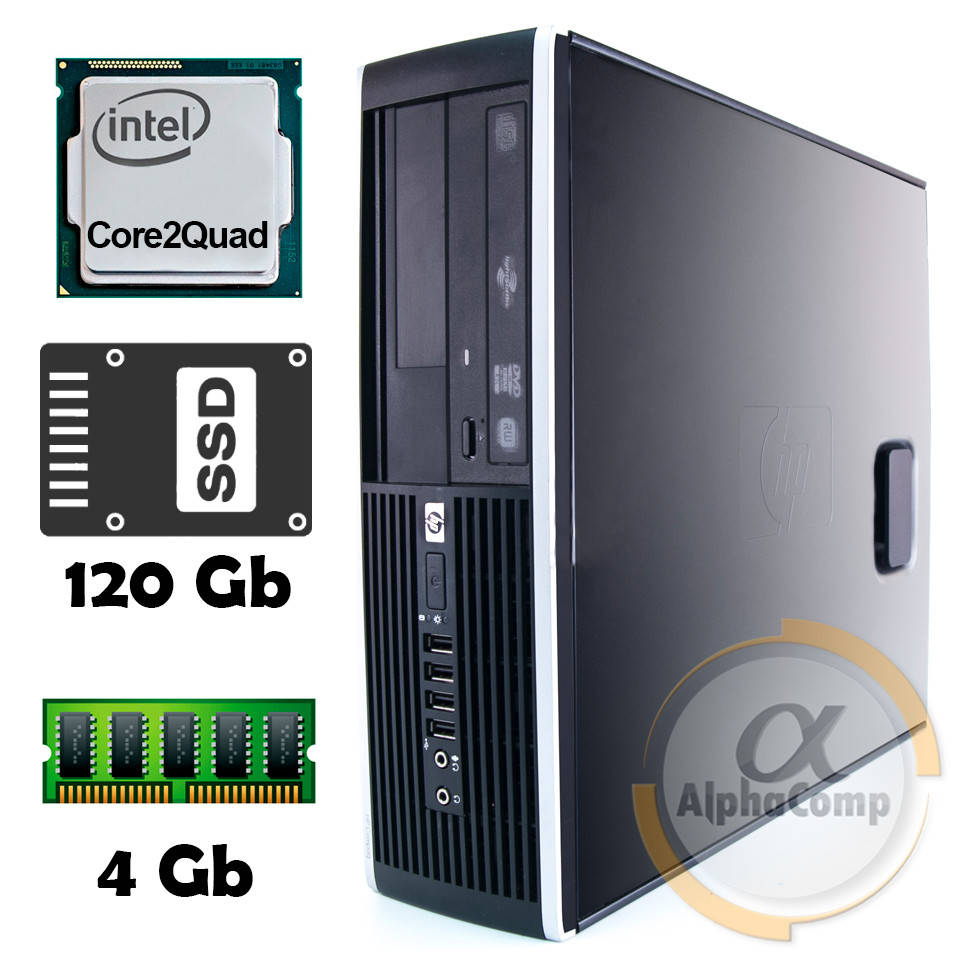 

Компьютер HP 8000 (Core2Quad Q9300/4Gb/ssd 120Gb) desktop БУ