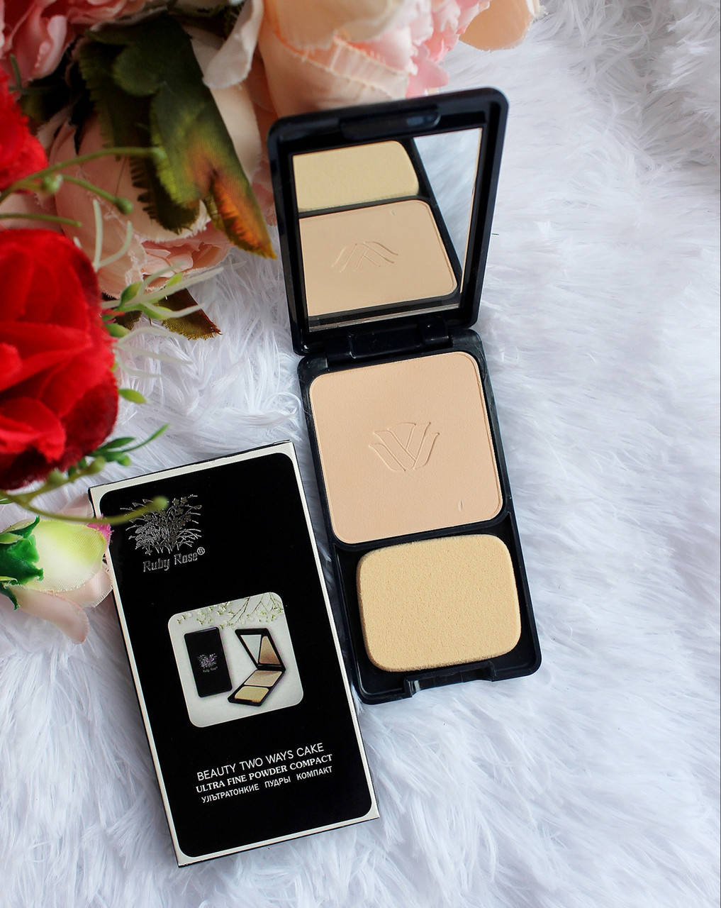 

Пудра компактная для лица с зеркалом Ruby Rose Ultra Fine Powder Compact ( тон 9А)