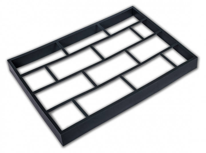 

Пластиковая форма для садовой дорожки "Клинкерный камень" HORMUSEND 60*40*6