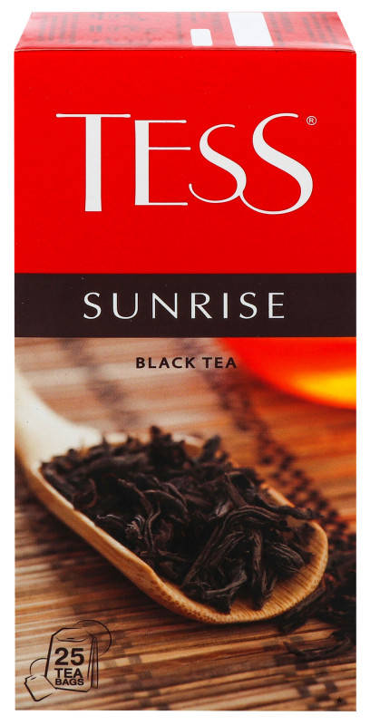 

Чай черный байховый мелкий Tess Sunrise 1,8*25 п